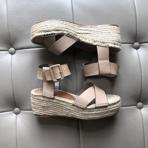 Sole Society ‘Audrina’ Espadrille Platform Wedges